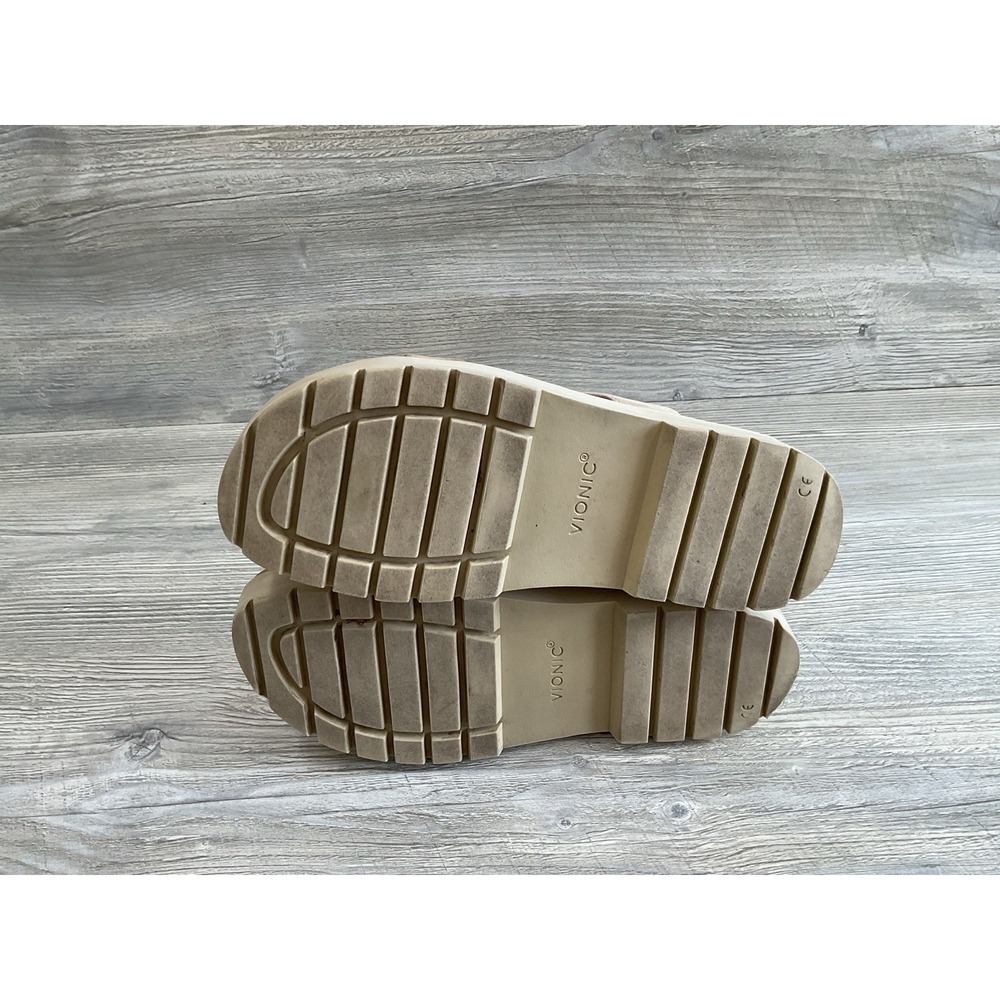 Vionic Womens Alondra Lug Gold Metallic Adjustable Ankle Strap Sandal Size 9.5 M - Picture 12 of 15